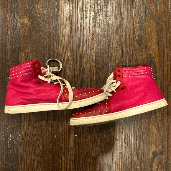 Gucci Dapper Dan Two Toned Sneakers - Picture 1 of 12